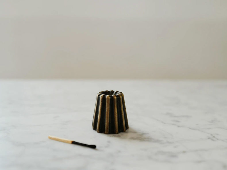 OVO Things Kerzenhalter Canele Bronze dark