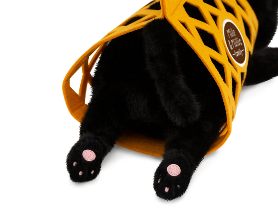 MILO, Katze mit Tragetasche (35 cm), schwarz – Bild 4