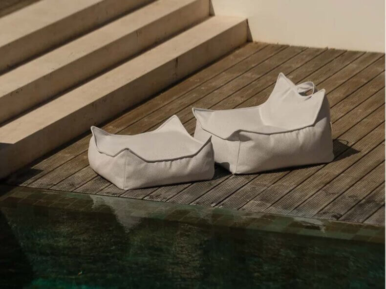 Outdoor Beanbag Chair, Terra – Bild 9