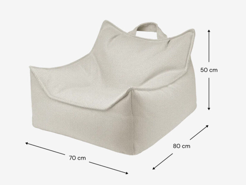 Outdoor Beanbag Chair, Terra – Bild 2