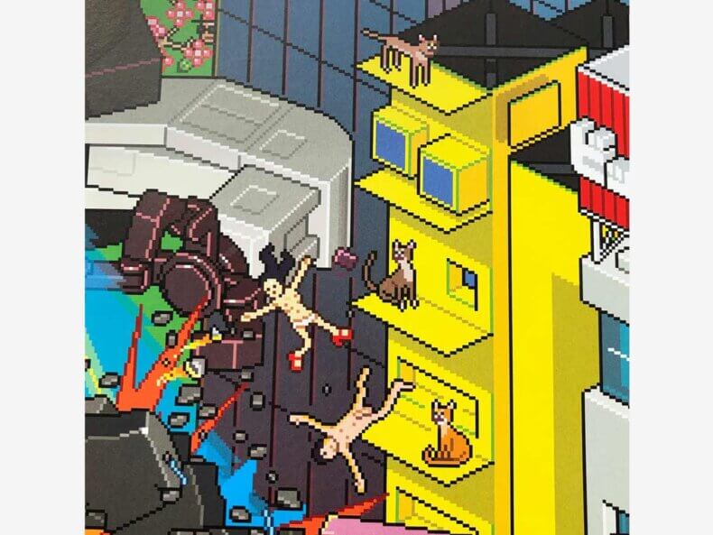 Tokyo, Pixorama Pixelkunst-Poster – Bild 3
