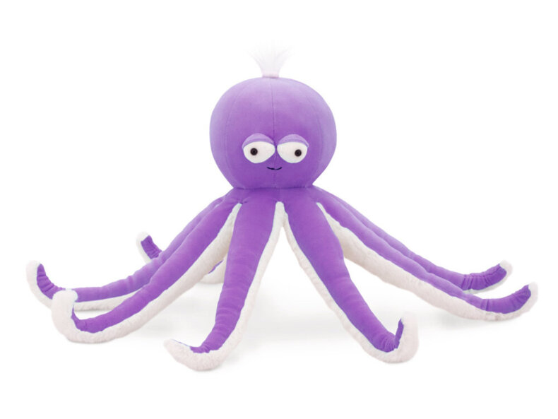 Lila Kuschel-Oktopus – 47 cm