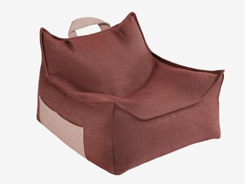 Outdoor Sitzsack Farbe Granatapfel