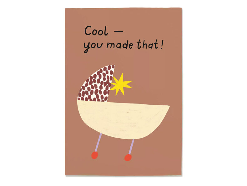 Postkarte „Babywiege“