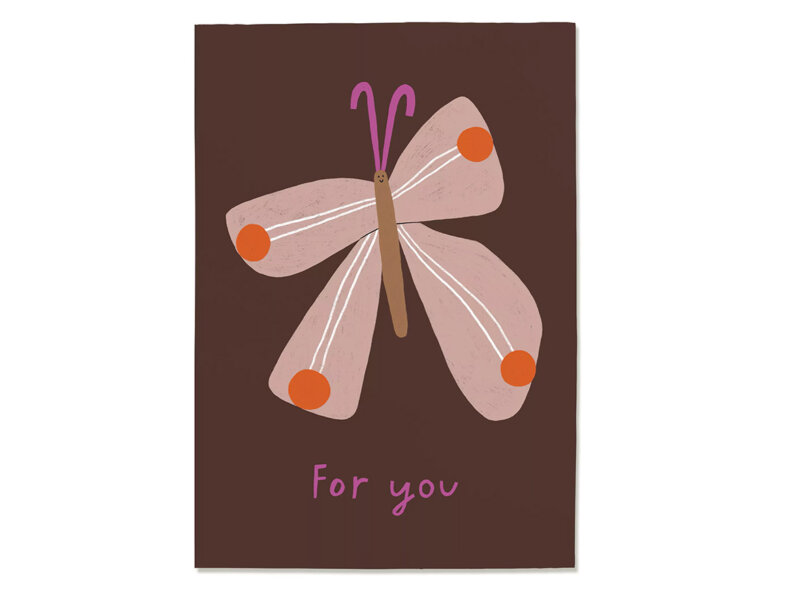 Postkarte „For You – Schmetterling“
