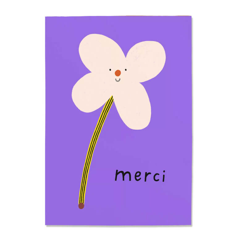 Postkarte „Merci“, NUUKK