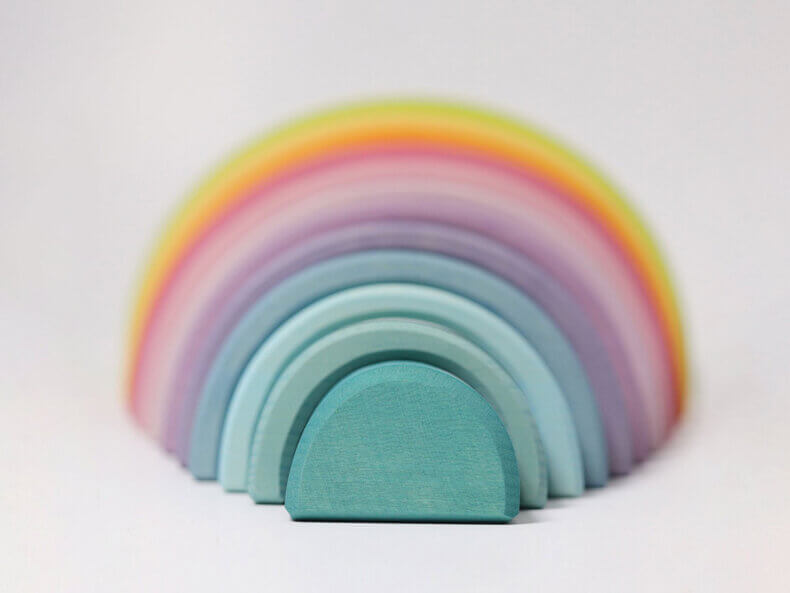 Großer Regenbogen Pastell – Bild 11