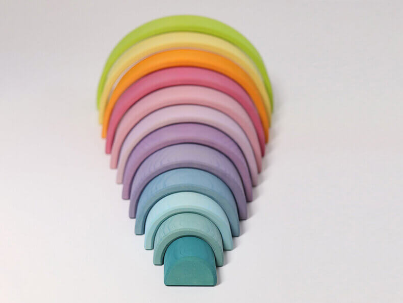 Großer Regenbogen Pastell – Bild 10