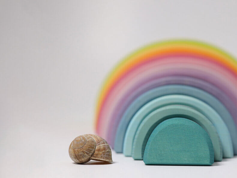 Großer Regenbogen Pastell – Bild 12