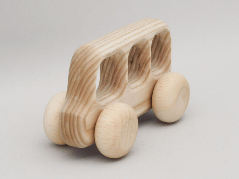 Retro-Auto-Holzspielzeug-Lotes-Toys