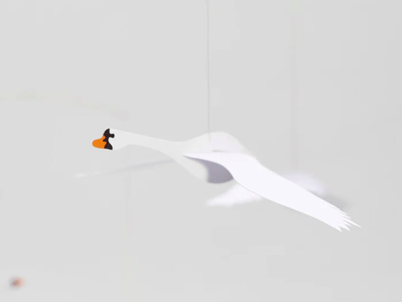 Scandinavian Swans, Mobile – Bild 2