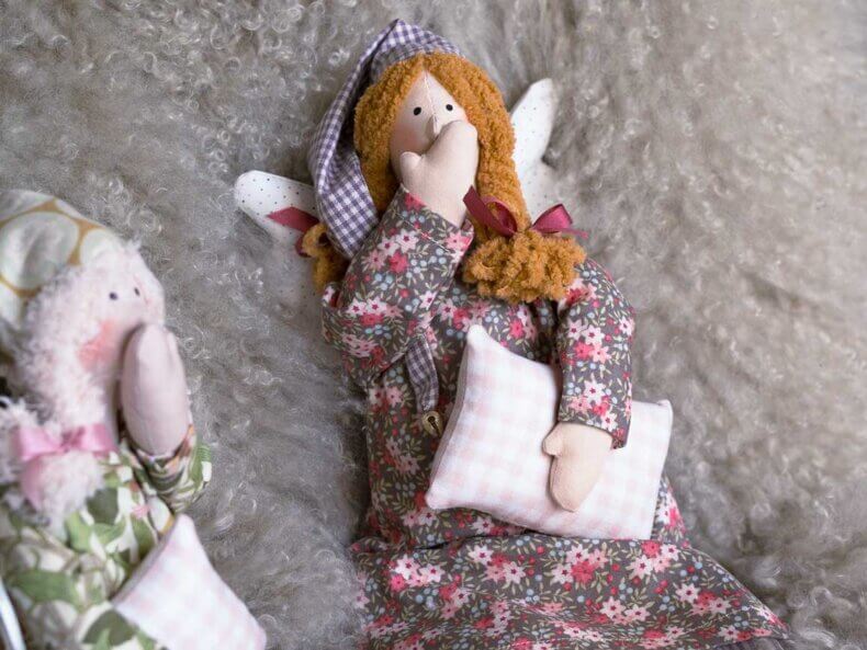 Schlafengel Elva, TILDA dolls – Bild 3