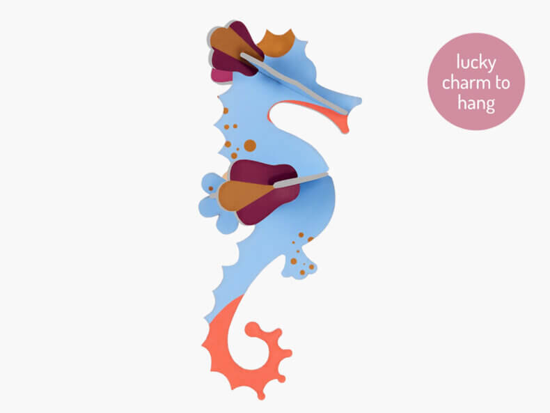 Sea horse 3D Anhänger