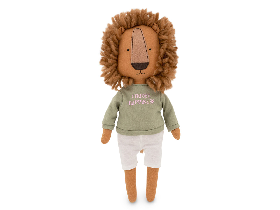 Simon the Lion: Green Sweatshirt + Mermaid Tail (30cm) Kuscheltier – Bild 6