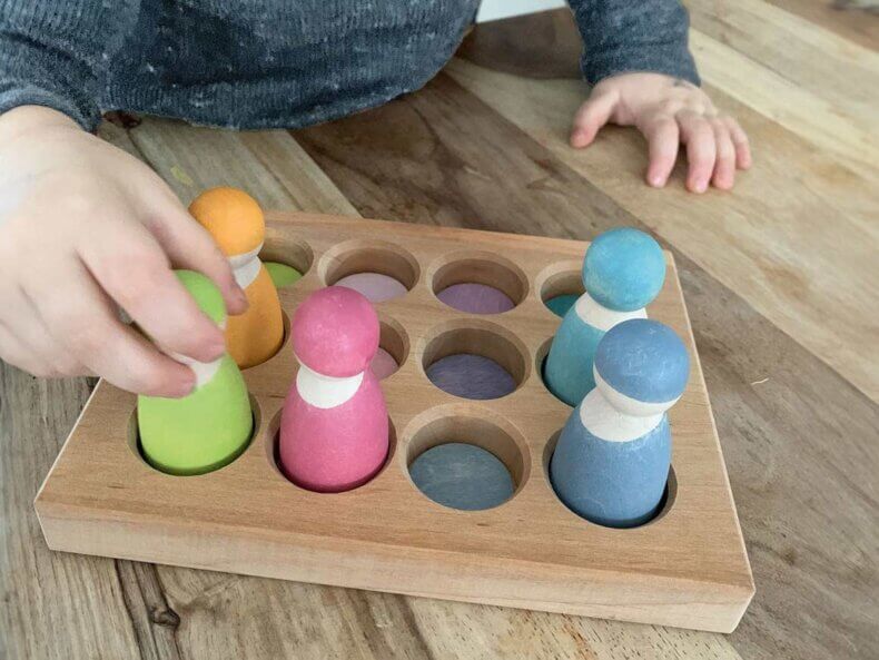 Sortier-Brettchen Pastell – Bild 2