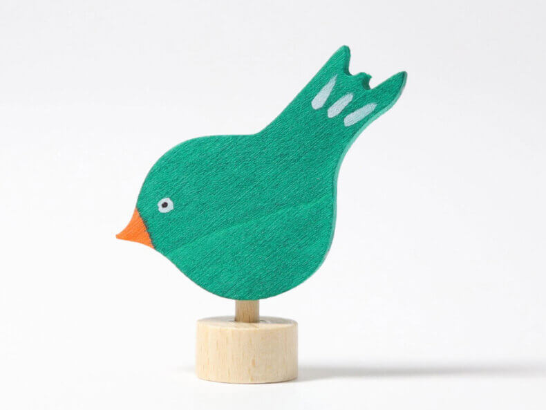 Steckfigur-pickender-Vogel-grimms
