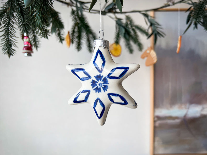 Stern-SNOWFLAKE-Weihnachstbaum-Schmuck