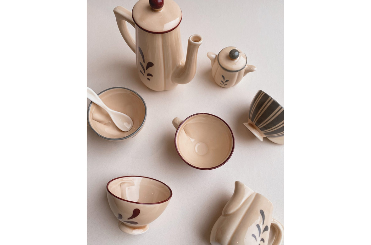 Tee-Set-Multi-Porzellan-konges-sloejd