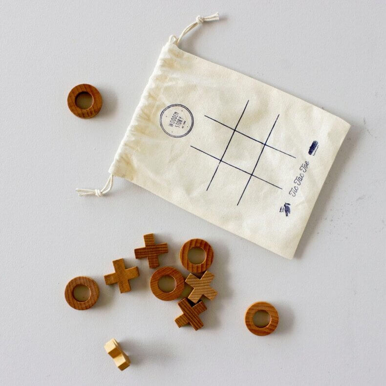 Tic Tac Toe - nachhaltiges Holzspiel – Bild 8