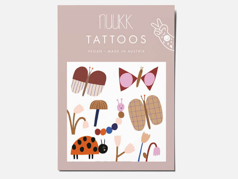 Vegane-Kindertattoos-Tattoos-Marienkäfer-NUUKK