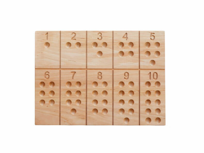 Montessori Zahlenzählbrett, WOODEN STORY – Bild 4