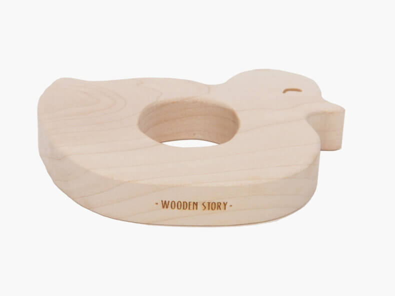 WOODEN-STORY-TEETHER-Baby-Duck