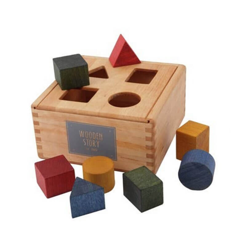 rainbow shape sorter box