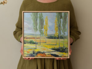 "Wald & Wiese II" Öl auf Leinwand, Unikat