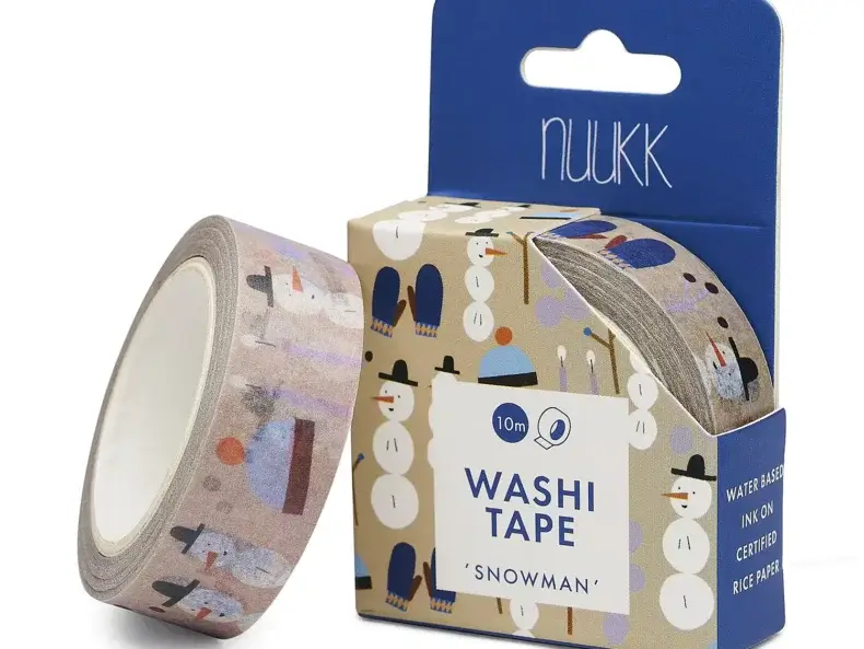 Washi Tape Schneemann, NUUKK