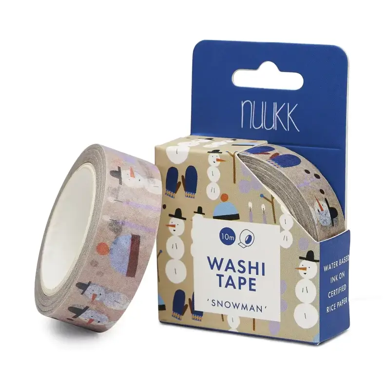 Washi Tape Schneemann, NUUKK