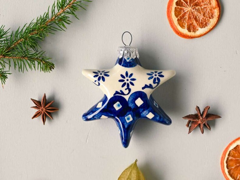 Weihnachtsschmuck STERNE aus Keramik – Bild 9