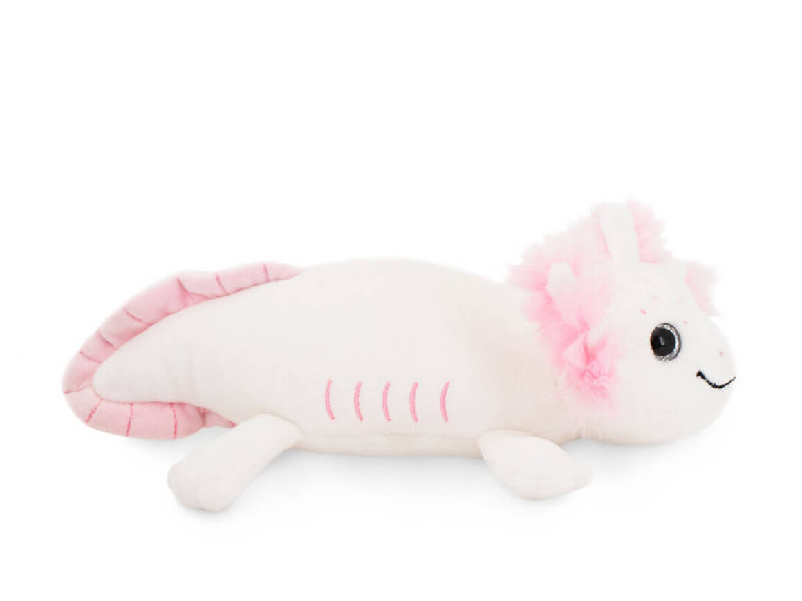 Weißes Axolotl, 20cm – Bild 2