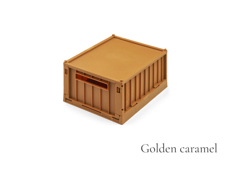 Weston-Storage-Box-S-2-pack-mit-Deckel-Golden-caramel