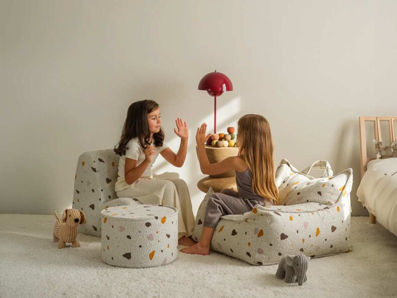 Kindersessel Cloud Terrazzo Marble – Bild 5