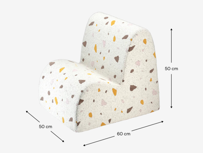Kindersessel Cloud Terrazzo Marble – Bild 10