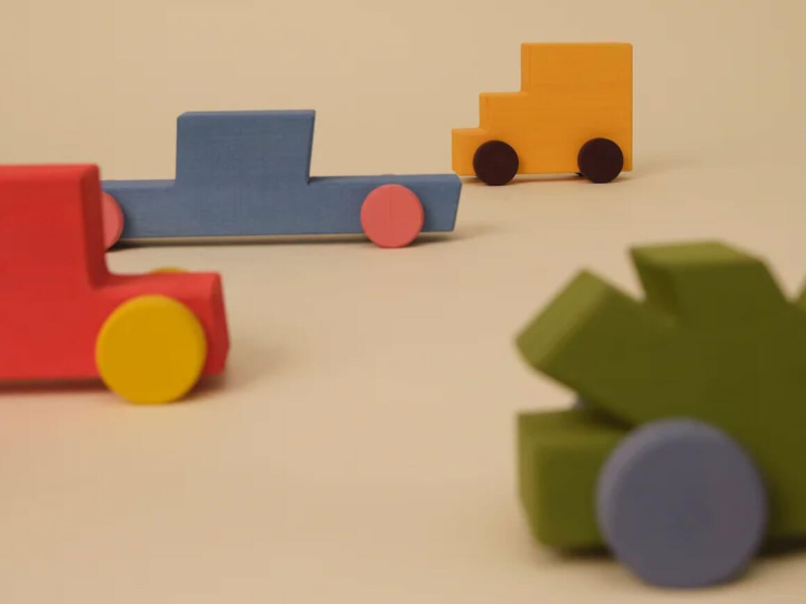 Quartet Vehicle – 4 Holzfahrzeuge | TOYTO – Bild 6