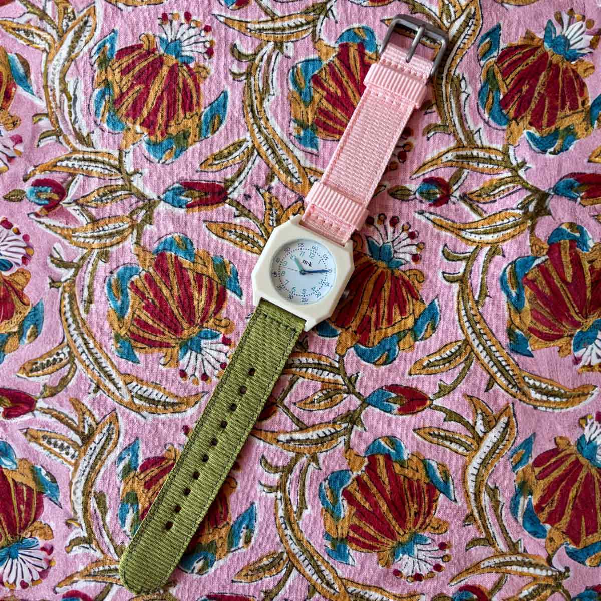 khaki pink Watch – Kinder- & Damenuhr – Bild 3