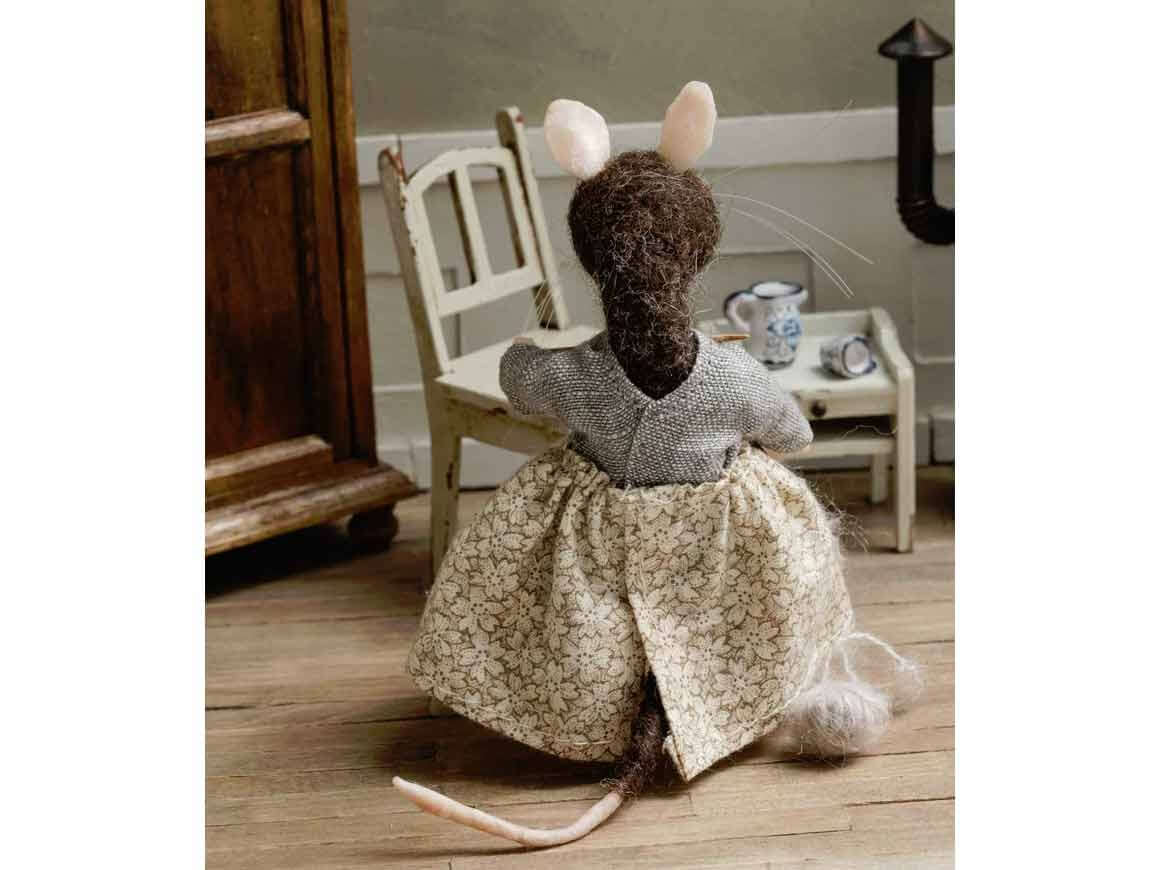Maus Alma – handgefertigte Filzmaus – Bild 4