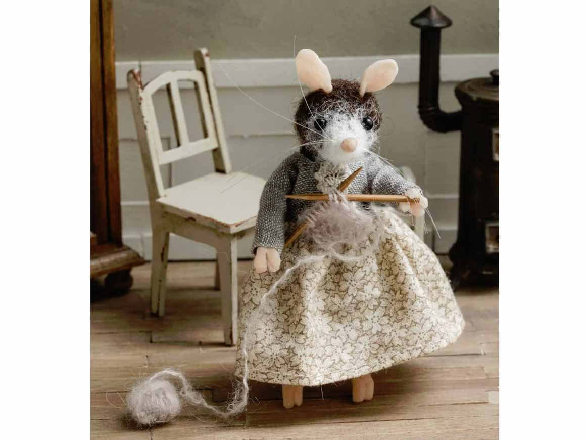 Maus Alma – handgefertigte Filzmaus – Bild 2