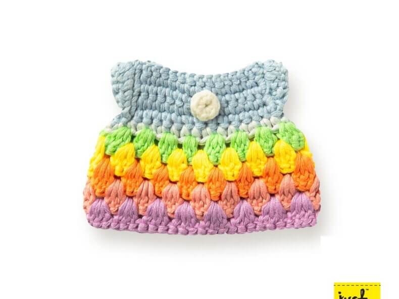 Pastellfarbenes Regenbogenkleid
