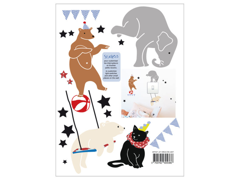 MIMI'lou Wandsticker Just a Touch Zirkus
