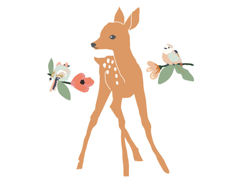 MIMI'lou Wandsticker Just a touch - Biche