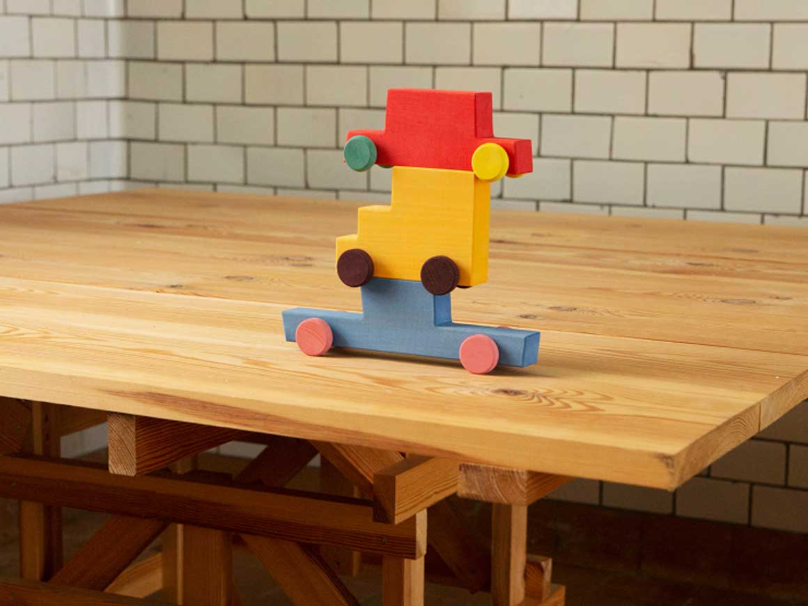 Quartet Vehicle – 4 Holzfahrzeuge | TOYTO – Bild 5