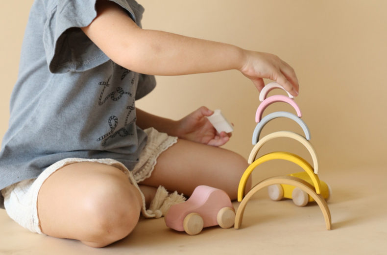 Sand small arch stacker Play