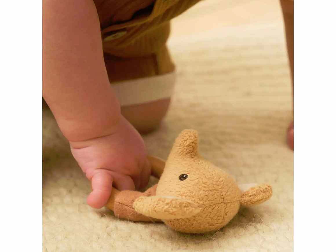 Geschenkset Schmusetuch und Rassel Elefant Ollie – Bild 4