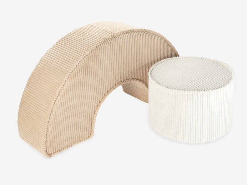 wigiwama-Spielset-mit-Puff-creme